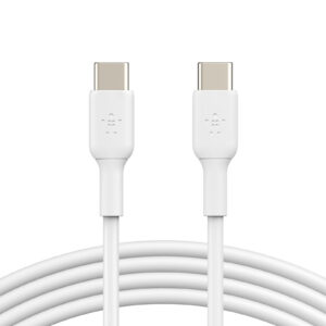 2 Cable USB C vers USB C - 1m - BLANC