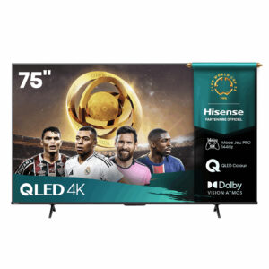 Téléviseur 75E7NQ QLED - TV 75" (190 cm) - norme 4K Ultra HD - Type d'écran QLED - résolution 3840 x 2160 px - fréquence