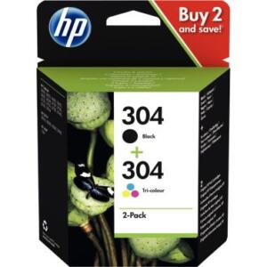 3JB05AE - Cartouches 304 Pack - (Noir/Couleur)