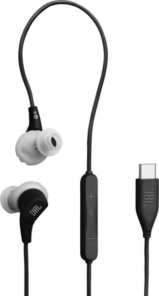 Ecouteurs ENDURANCE RUN3C - IP65 - Noir - Filaire USB C