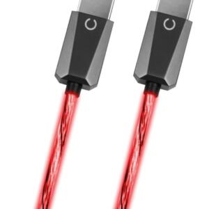 KX DK HDMI 2.0 rouge - LED 1.2 m