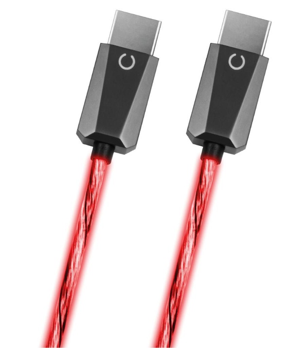 KX DK HDMI 2.0 rouge - LED 1.2 m