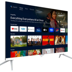 Téléviseur GMS55A1GW - TV 55" (139 cm) - norme 4K Ultra HD - Type d'écran QLED - résolution 3840 x 2160 px - fréquence 6