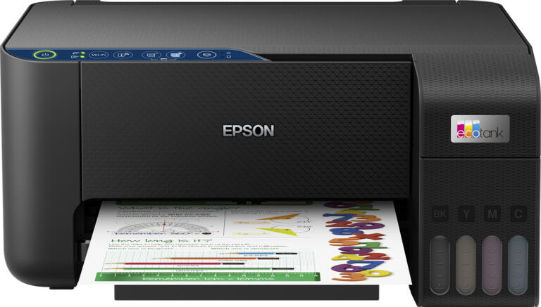 Ecotank ET- 2861 - Multifonction - Format A4 - USB/Wi-Fi/Wi-Fi Direct - Impr. N. 33 p/min - Impr. C. 15 p/min - Bouteill