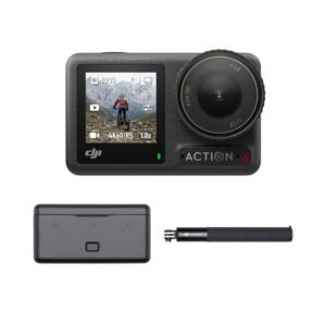 Osmo Action 4 Adventure Combo - noir - emplacement carte micro sd - écran Ecran tactile Couleur 1.4" - FOV : 155° ouvert