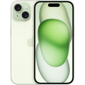 iPhone 15 - 128 Go - Vert - écran 6,1" - DAS tête (W/kg) 0,98 - Ind. réparabil. 7,5