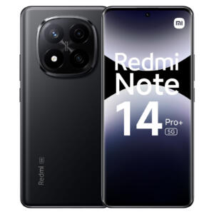 Redmi Note 14 Pro + 5G - Noir - 128 Go - 5G - écran 6,67" - RAM 8 Go - Double SIM - 200+8+2 Mpx - 16 Mpx - Android 13 -