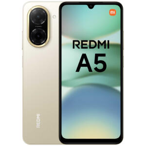 Redmi A5 - Gold - 128 Go - 4G - écran 6,88'' - RAM 4 Go - Double SIM - 32 Mpx - 8 Mpx - Android 15 - garantie 2 ans