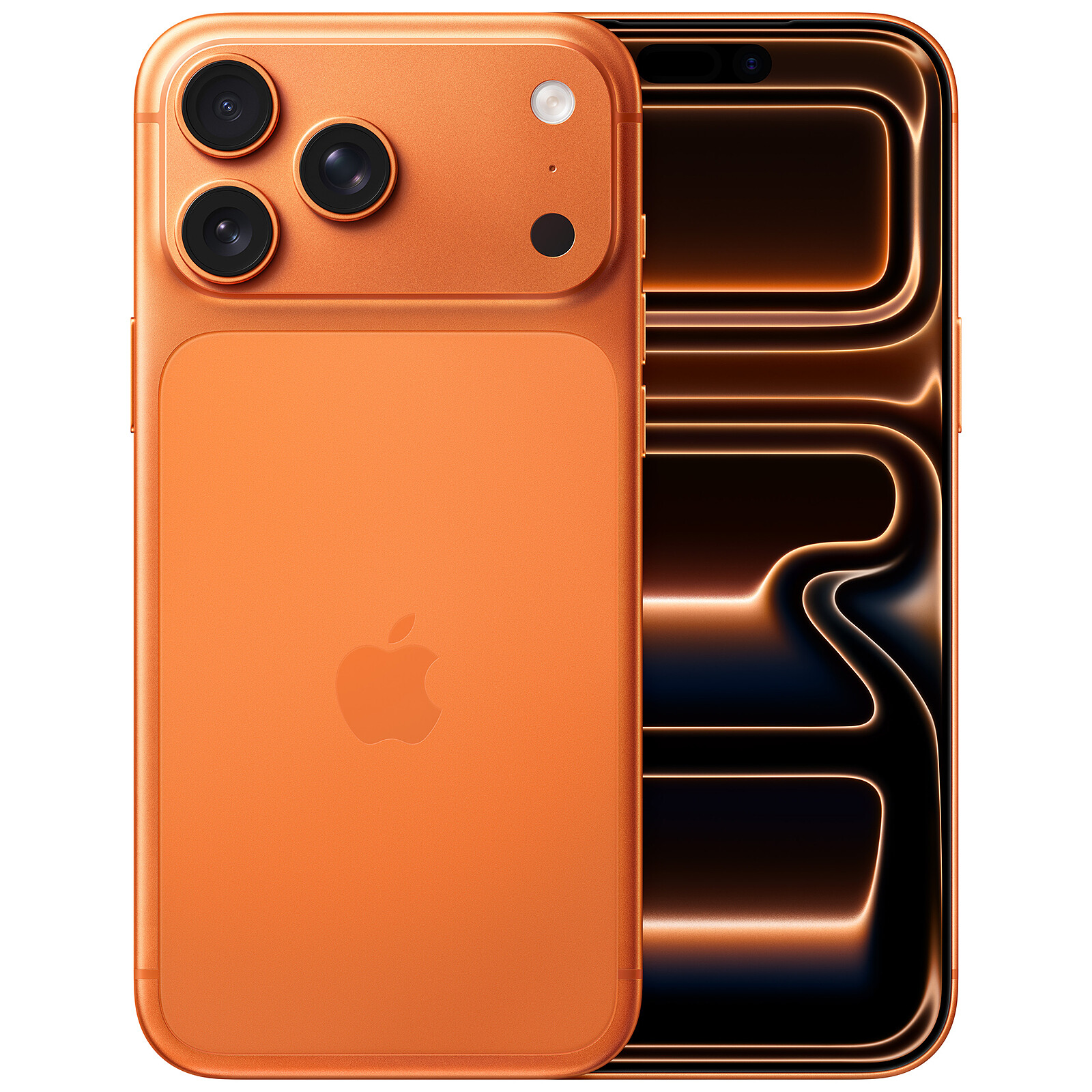 iPhone 17 Pro Max - 256 Go - Orange cosmique - écran 6,9" - DAS tête (W/kg) 1,49 - Ind. réparabil. 6,08