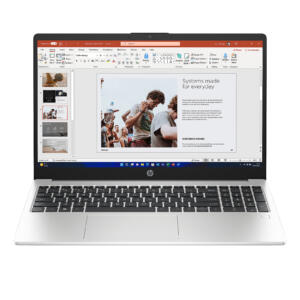 Laptop HP 255 - AMD Ryzen 3 7320U - RAM 8 Go - 512 Go SSD - écran 15,6" - 1920 x 1080 px - Windows 11 Famille - Argent -