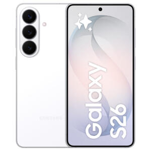 Galaxy S26  5G - Blanc - 512 Go - 5G - écran 6,2" - RAM 12 Go - Double SIM - 50+10+12 Mpx - 12 Mpx - Android 16 - garant
