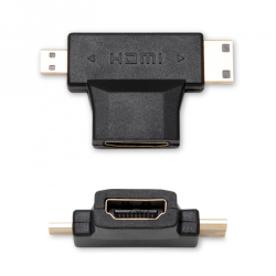 ADAPT HDMI VERS MINI + MICRO