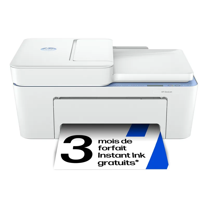 DeskJet AIO 4376 WiFi - Format A4 - Chargeur ADF - USB/Wi-Fi - Impr. N. N.C. - Impr. C. N.C. - garantie 2 ans