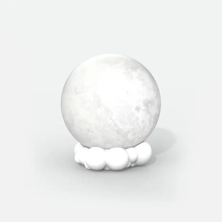 Enceinte Lumineuse Moony - Blanc - Bluetooth