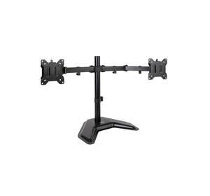 Support 2 écrans à poser 17"-32" - Support VESA 100x100mm et Support VESA 75x75mm - jusqu'à 9 Kg