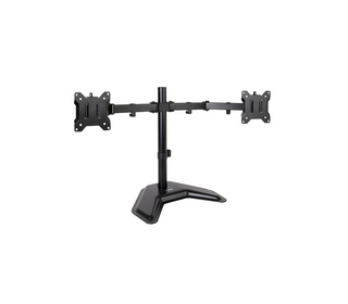 Support 2 écrans à poser 17"-32" - Support VESA 100x100mm et Support VESA 75x75mm - jusqu'à 9 Kg